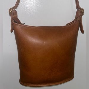Vintage 1970s Coach Genuine Leather Purse Shoulder Bag